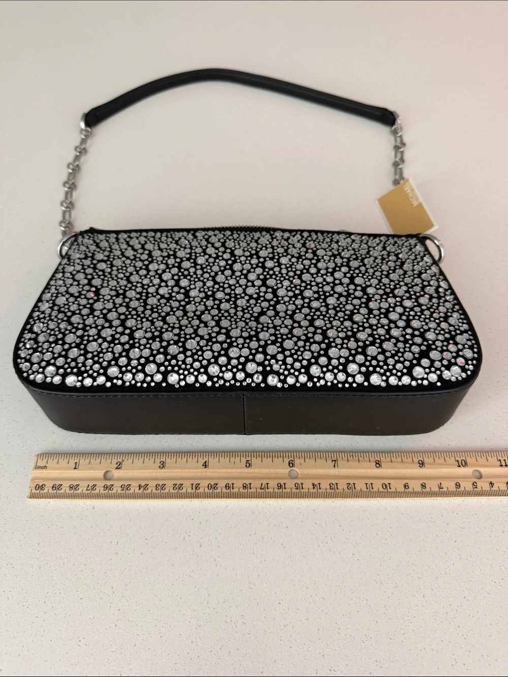 NWT Michael Kors Empire Rhinestone Shoulder Bag